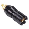 Black M5 Gold Binding Post Socket Connector 20A
