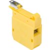 Złączka Szynowa Przelotowa 2-Przewodowa 35Mm2 Zg-G35/Ts35 Żółta A11-1631