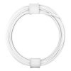 Donau 114-55 Elektronik Copper Twin Cord 2x0.08mm² White 5m Plastic Insulated