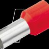 187219 Insulated bootlace ferrule 1.5 mm²/10 mm, tin plated, red, pack