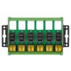 Wall Mount 6 Channel Paddle Rocker Switch Module, 10Amp 250VAC / 50VDC