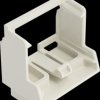 221-539/1002-000 Mounting carrier for mounting rail, 10-conductor, light grey