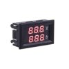 WOLT.AMPER.PANELOWY 10A 0-99.9V RED/RED