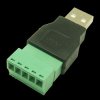 Opencircuit USB male to crown stone adapter