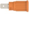 Schützinger SEPB 6453 Ni/OR Safety Socket Orange Push-Fit 1pc