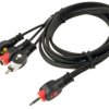 Kabel Jack 3,5mm 4p - 3xRCA, długość 1,5m