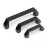 90mm Heavy Duty Black Powder-Coated Aluminum Cabinet Drawer Door Handle