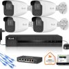 Zestaw monitoringu Hilook 4x kamera IPC-B440H(4mm)(C) z dyskiem 2TB