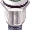 Przełącznik wciskany, wandaloodporny zatrzask TRU COMPONENTS LAS2GQF-22ZE/G/12V/N/P, 2 x wł/wł, 1 szt.