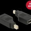 65626 mini Displayport 1.2 male>Displayport female 4K 90° turned