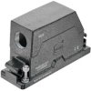 Grommet housing, size 24B, die-cast aluminum, 1 x M25, angled, screw locking, IP65/IP68/IP6K9K, 19405241511