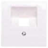 Merten System M Płytka centralna gniazda pojedyncza RJ45 kat.5e biel polarna MTN296219