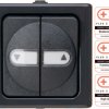 560915006 BLUE ELECTRIC blinds switch, anthracite