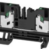 Through terminal block, snap-in, 4.0 mm², 32 A, 8 kV, black, 3109560000