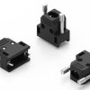 D-Sub connector housing, size: 1 (DE), straight 180°, thermoplastic, black, 61800925322