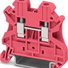 Through terminal block, screw connection, 0.14-6.0 mm², 32 A, 8 kV, pink, 1578439