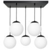 Lampa Wisząca Lima Black 5Xe14 Mlp6525 Milagro