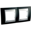 UNICA TOP Ramka 2 podwójna pozioma rhodium black MGU66.004.093 SCHNEIDER ELECTRIC