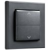 Homematic IP 156171A0 IP Rocker Switch Anthracite 55-Format Tool-Free Install