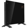 Baridi DH137 Electric Glass Panel Heater 1500W 7-Day Timer Wi-Fi Enabled Black