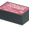 Przetwornica DC-DC, 3W, Uwe 9 → 36 V DC, Uwy 24V dc, Iwy 125mA Nie, TRACOPOWER Tak