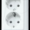 1201.0100.1 Two-way multiple socket without cable, strip