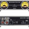 VU meter - analogowy wskaźnik wysterowania audio stereo