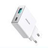 Zasilacz - ładowarka sieciowa Joyroom JR-TCF14 5V/3A 9V/2A 12/1,5A PD3,0/20W USB+USB-C biała / 177801