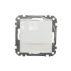 SEDNA DESIGN & ELEMENTS Wyłącznik zwierny przycisk z etykietą i podświetleniem 12VAC biały SDD111143L SCHNEIDER ELECTRIC