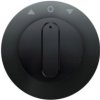 BERKER R.1/R.3 Płytka czołowa z pokrętłem do wyłącznika żaluzjowego obrotowego czarny 1080204500 HAGER