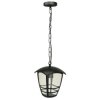 Lampa ogrodowa wisząca Imma Black C E27 czarny łańcuch 1,1m IP44 EDO777383