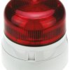 Sygnalizator 230 V AC Migające Czerwony Montaż powierzchniowy Ksenon