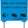 MKP suppression capacitor, 100 nF, ±20 %, 1.5 kV (DC), PP, 22.5 mm, B32023A3104M000
