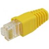 Gumowa osłonka wtyku RJ45 żółta WORECZEK 100szt.