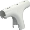 Fitting T-piece, (L x H) 94 x 18 mm, head Ø 16 mm, PP, white, for M16, 2153951