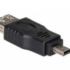 ADAPTER USB 2.0 A(F) - MINI USB B(M) OTG