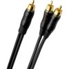 Oehlbach D1C23711 RCA Y cable 2x RCA to 1x RCA Anthracite 12.50 m length