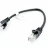 Patchcord RJ45 UTP 5e, długość 0,5m - czarny