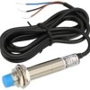 Czujnik; pojemnościowy; CM12-3004PA; PNP; NO; 4mm; 6÷36V; DC; 200mA; cylindryczny metalowy; fi 12mm; 58mm; wysunięty; z przewode