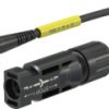 Adapter measuring lead, 4 mm safety plug to 4 mm solar plug, 1.5 m, 1.0 mm², black, 1 kV, 19 A, 32.1199-15021