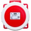 Gniazdo Tablicowe 16A 4P 400V /75X75/ Czerwone Ip67 Power Twist 3142-6
