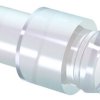 1265.2005 Rura oświetleniowa LED, Sztywny Panel tylny, Prosty, dł. 12 mm, 1-drożny, Mentor GmbH Przezroczysty Żółty