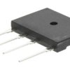 DiodesZetex Prostownik mostkowy 600 V 240 A Pojedyncza GBJ 4-pinowy