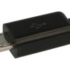 Wtyk; microUSB B; A-W-microUSBB; USB 2.0; czarny; na przewód; proste; lutowany; stop miedzi; RoHS