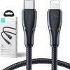 Kabel USB-C / Lightning Joyroom S-CL020A11 120cm 20W w oplocie czarny