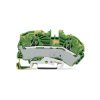 WAGO 2016-7607 2 Conductor Ground Terminal Block Green-yellow
