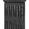 Screw extraction tool kit, 2 mm, 2.5 mm, 3 mm, 4 mm, 5 mm, 6 mm, 8 mm, 10 mm, hexagon, 40511
