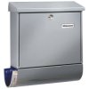 Burg Wächter 31440 VARIO 8672 Si Letterbox Steel Silver Weatherproof C4