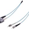 FO duplex patch cable, SC to 2x ST, 1 m, OM3, multimode 50/125 µm, 33014120100027