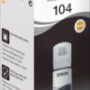 C13T00P140 Ink - Epson - black - 104 EcoTank - original